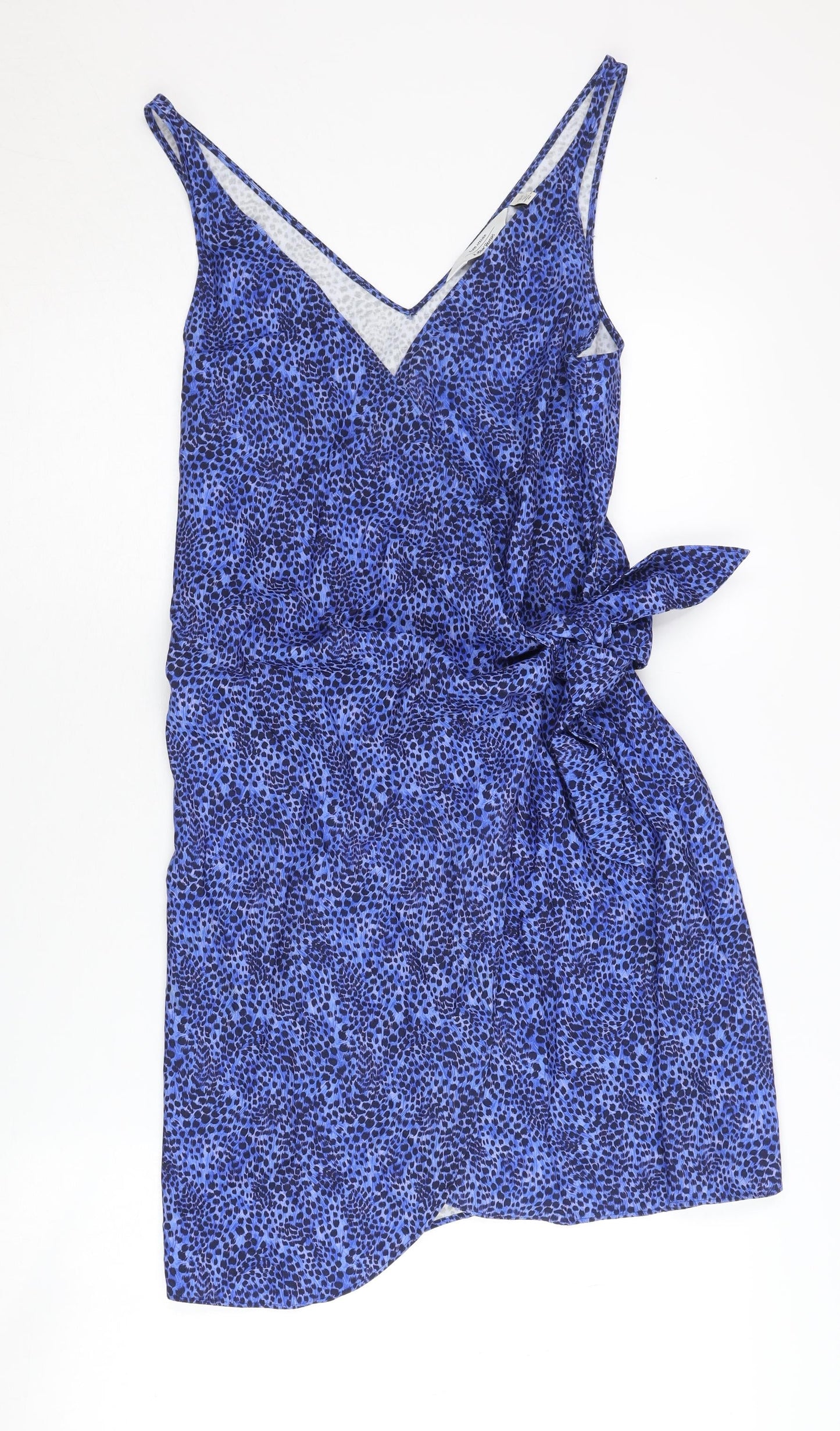 Blue Animal Print Wrap Dress by & Other Stories