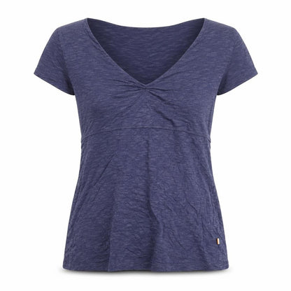 Horny Toad Women's Blue V-Neck T-Shirt M