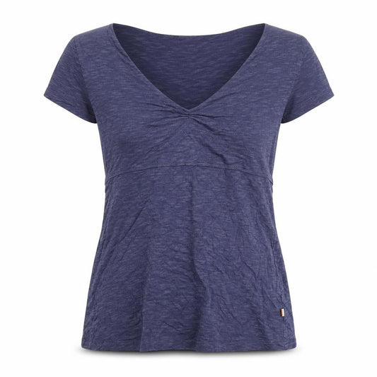 Horny Toad Women's Blue V-Neck T-Shirt M
