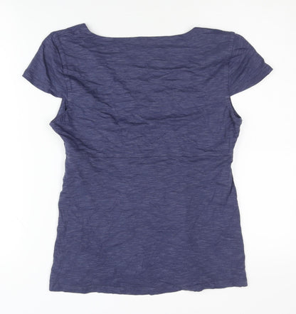 Horny Toad Women's Blue V-Neck T-Shirt M