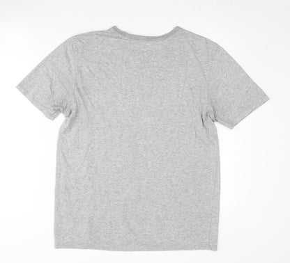 Nike Men's Grey Short Sleeve Regular Fit T-Shirt