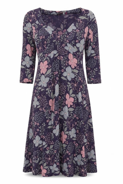 White Stuff Women's Floral V-Neck Dress, Size 8