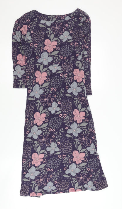 White Stuff Women's Floral V-Neck Dress, Size 8