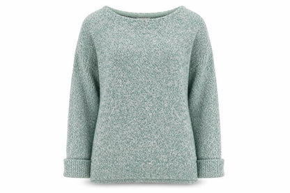 Womens UK Size 10 FatFace Green Pullover Jumper