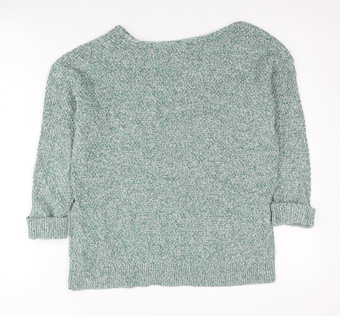Womens UK Size 10 FatFace Green Pullover Jumper