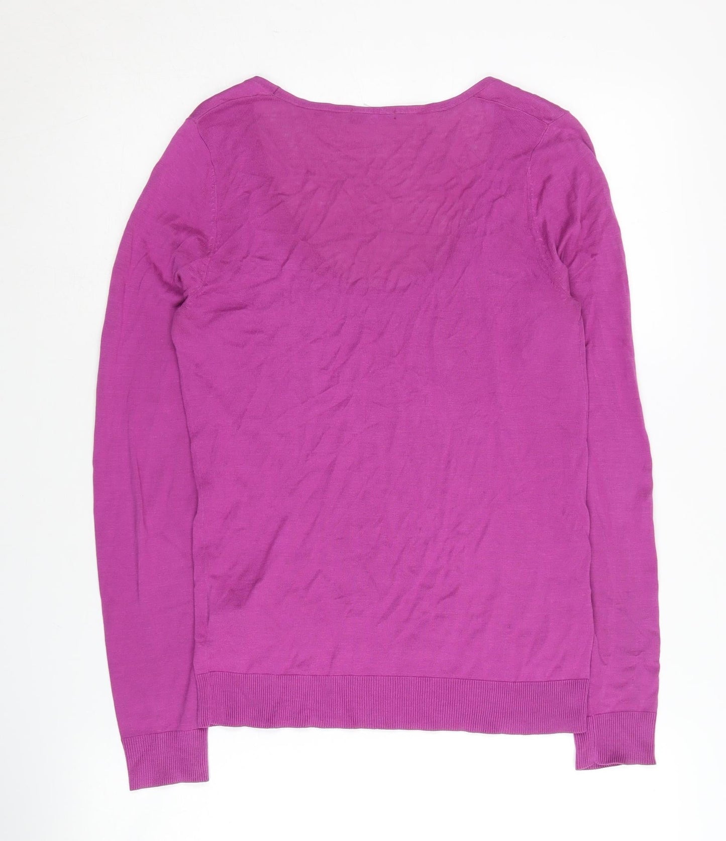 Jigsaw Women's Pink Silk Viscose Pullover Jumper S