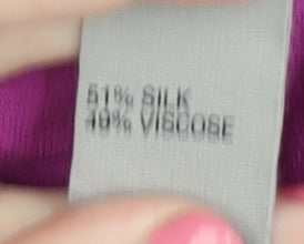 Jigsaw Women's Pink Silk Viscose Pullover Jumper S