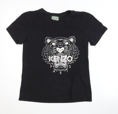 Kenzo Men's Black Graphic Print T-Shirt Size S