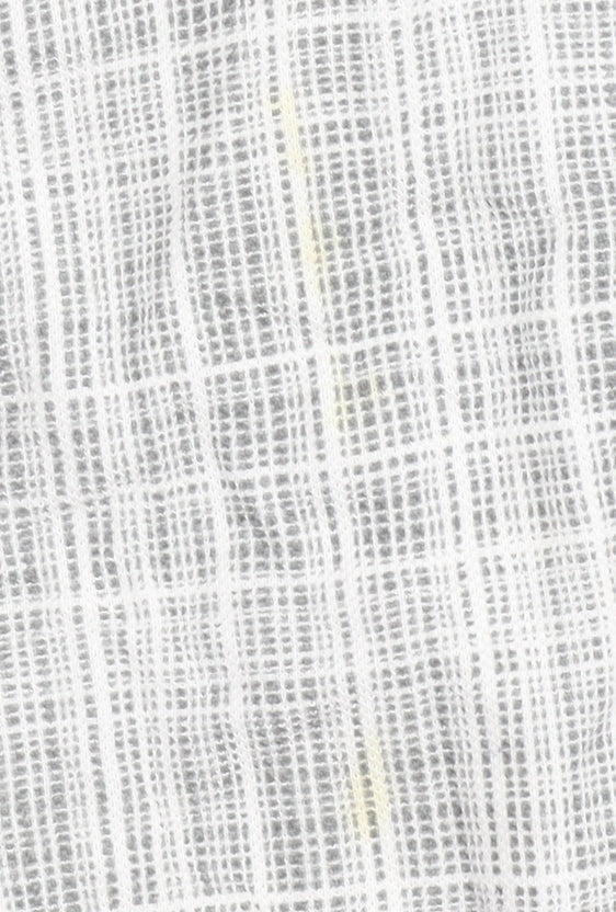 Calvin Klein Mens Grey Check Polo L Collared Top