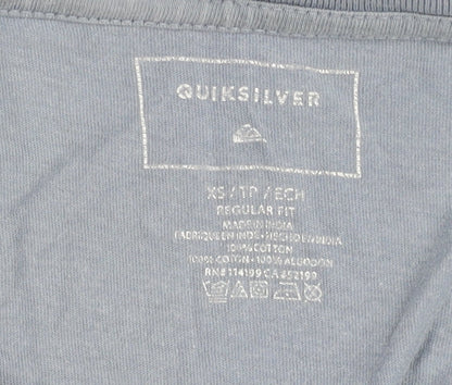 Quiksilver Men's XS Blue Graphic T-Shirt
