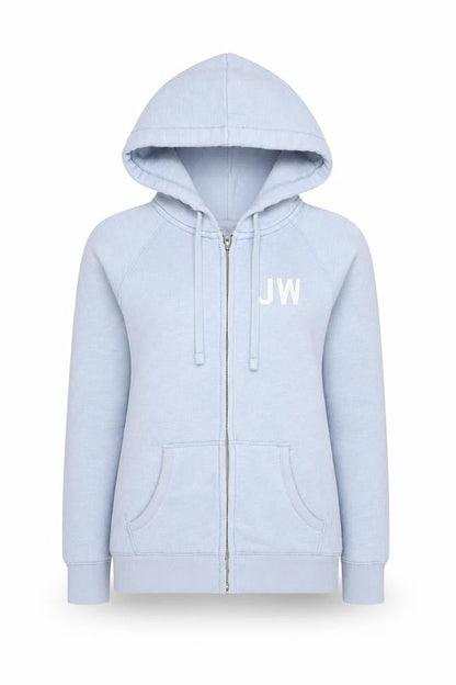 Womens UK Size 8 Jack Wills Blue Full Zip Hoodie
