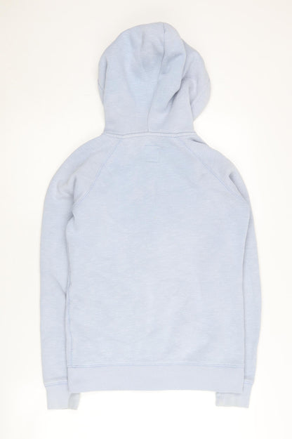 Womens UK Size 8 Jack Wills Blue Full Zip Hoodie