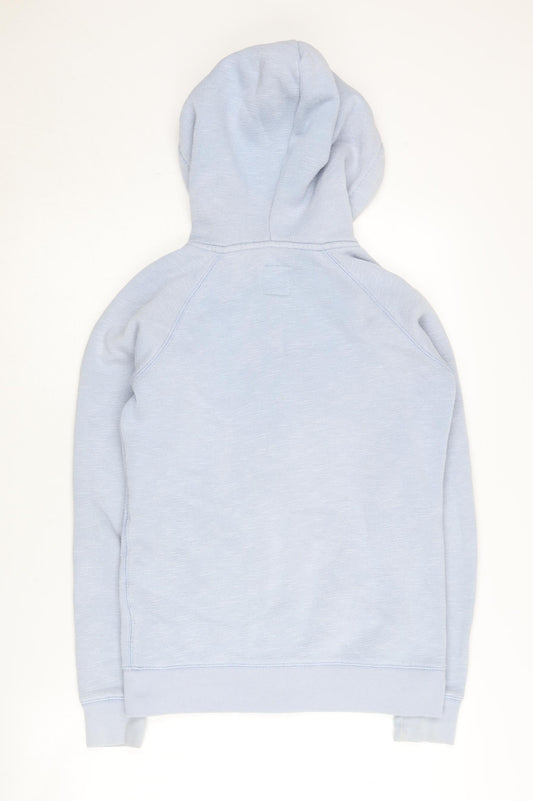 Womens UK Size 8 Jack Wills Blue Full Zip Hoodie