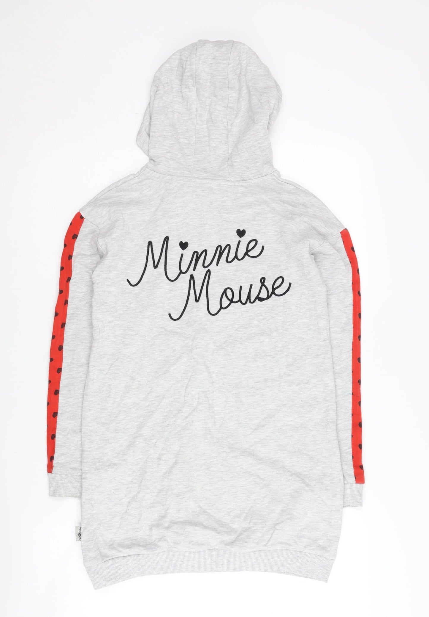 Grey and Red Minnie Mouse Hoodie for Girls by George