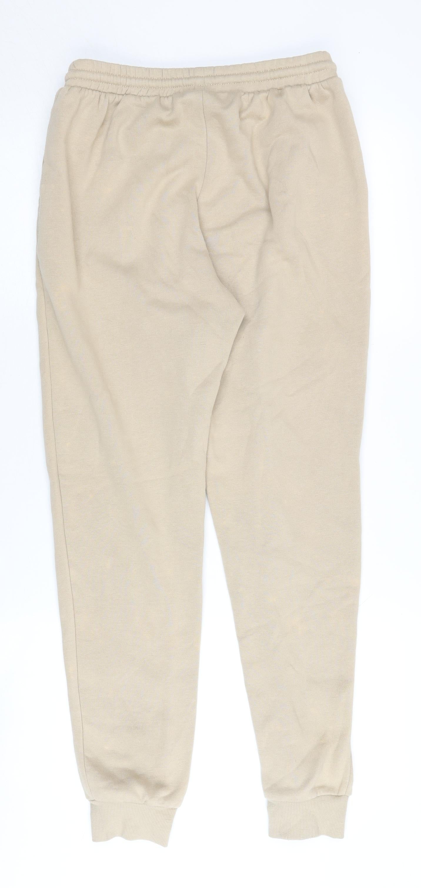 Bekkin Beige Unisex Jogger Trousers Size 10