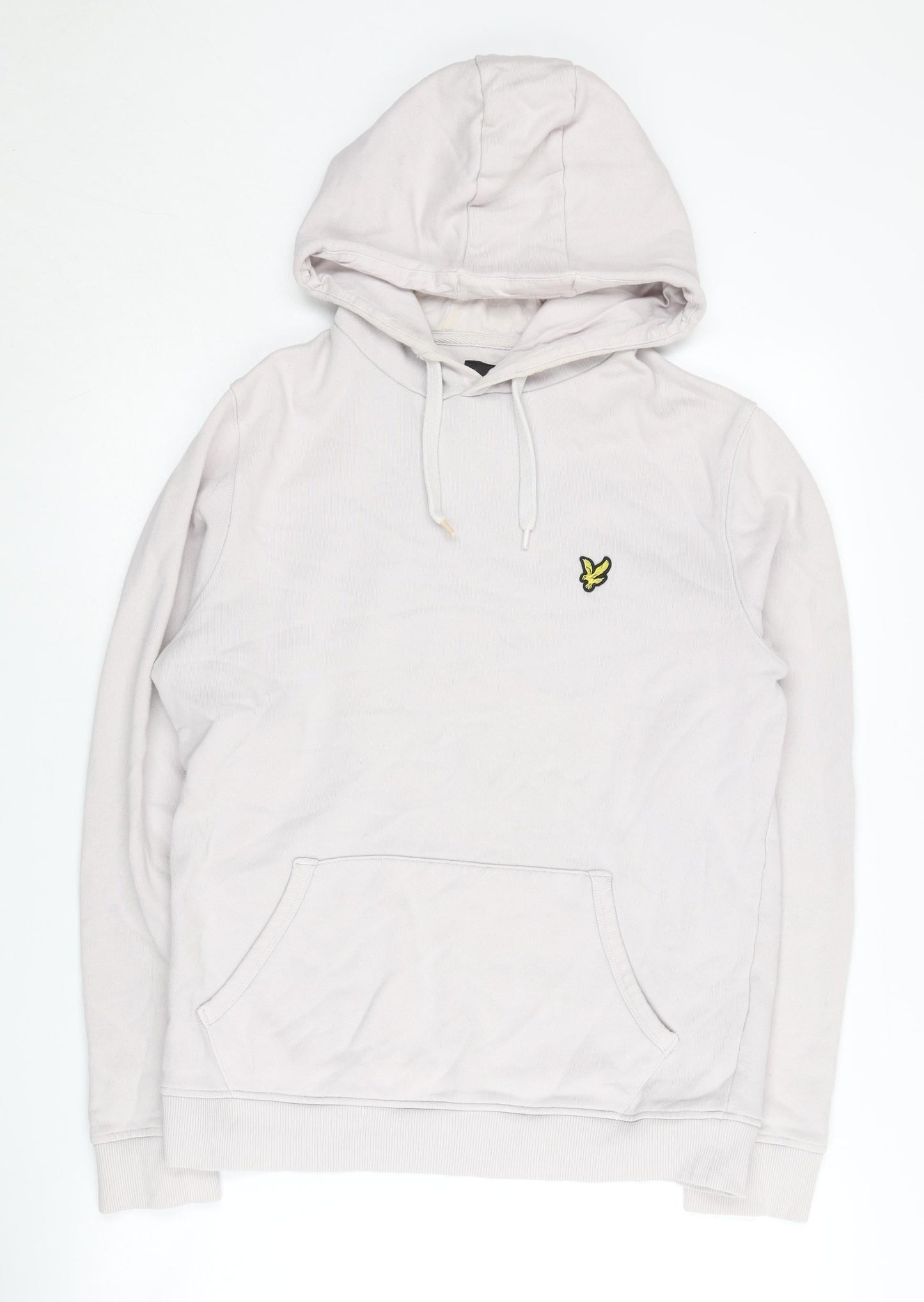 Mens UK Size M Lyle & Scott Ivory Pullover Hoodie