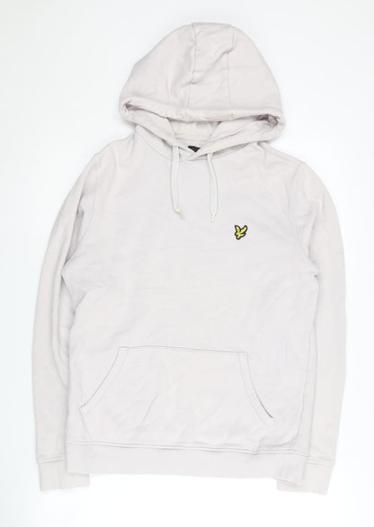 Mens UK Size M Lyle & Scott Ivory Pullover Hoodie