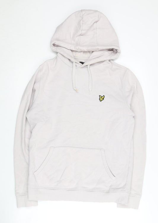 Mens UK Size M Lyle & Scott Ivory Pullover Hoodie