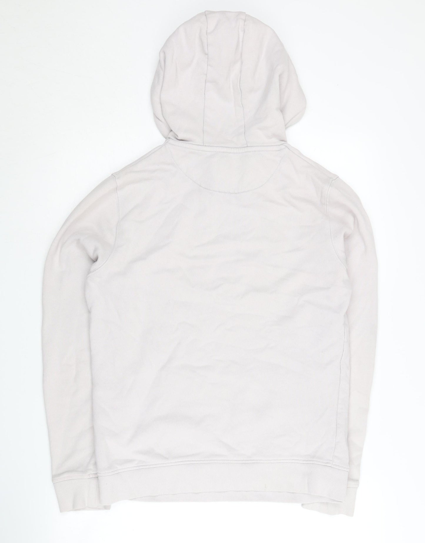 Mens UK Size M Lyle & Scott Ivory Pullover Hoodie