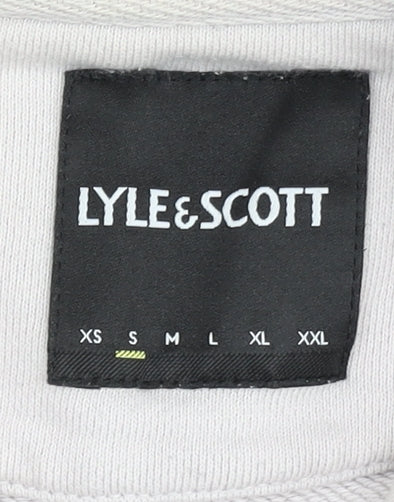 Mens UK Size M Lyle & Scott Ivory Pullover Hoodie