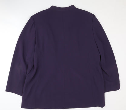 Windsmoor Women's Purple Suit Jacket Size 20