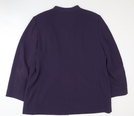 Windsmoor Women's Purple Suit Jacket Size 20