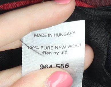 Next Men's Black Wool Trousers, 34, Formal Wear