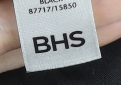 BHS Women's Black Jeans Size 12, Cotton Blend, Excellent