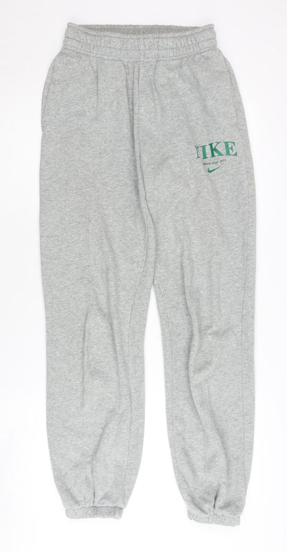 Nike Men's Grey Jogger Trousers XS Cotton Blend