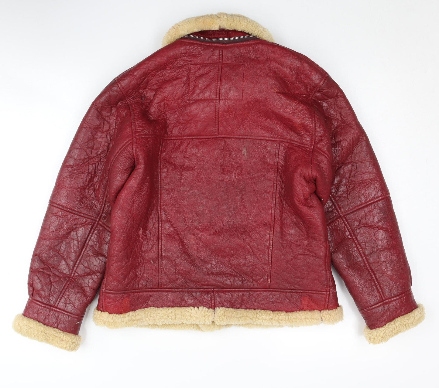 Walter Darrucci Women's Red Biker Jacket 2XS