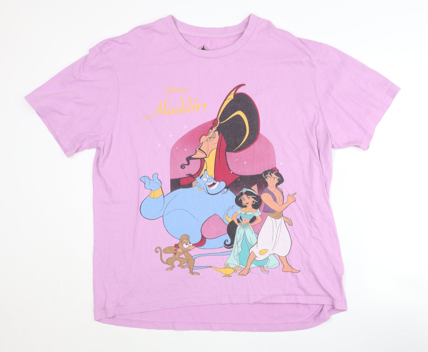 Disney Aladdin Pink T-Shirt Unisex XL - Movie Cartoon