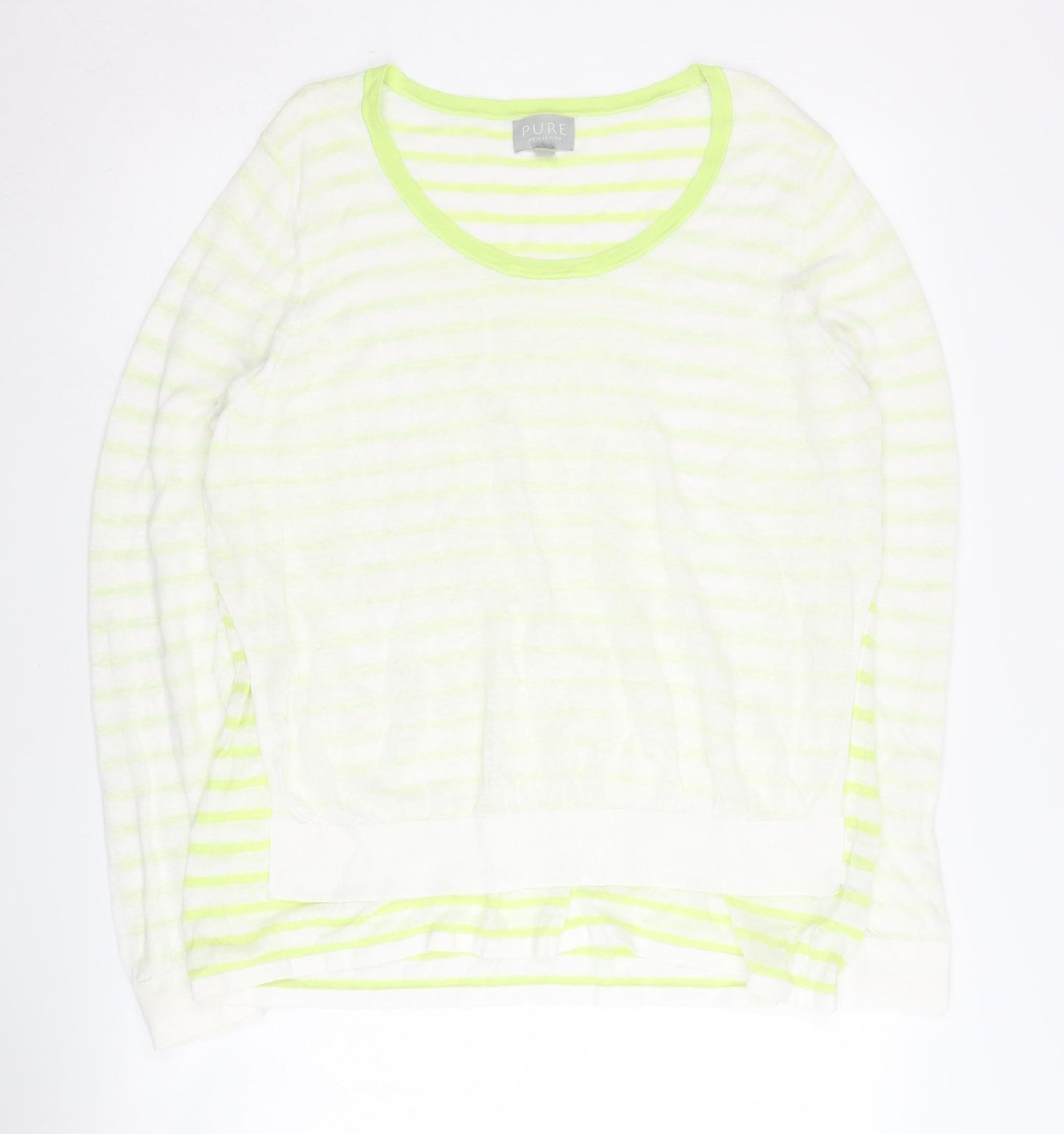 Womens UK Size 16 PURE Collection Multicoloured Pullover Jumper