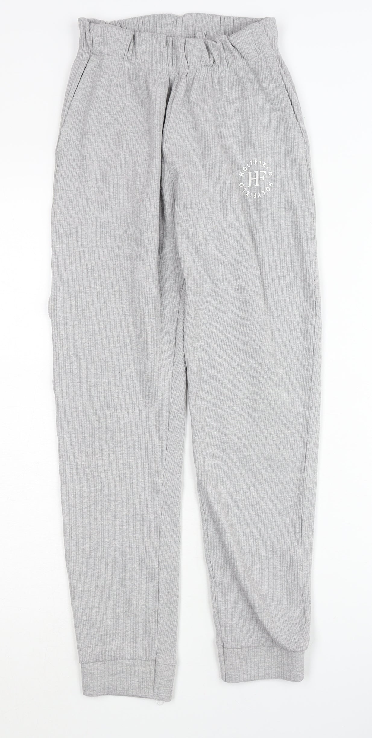 Holyfield Girls Grey Jogger Trousers 10-12 Years Casual Wear