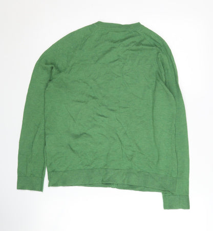 Womens UK Size 10 John Lewis & Partners Green Cardigan Jumper