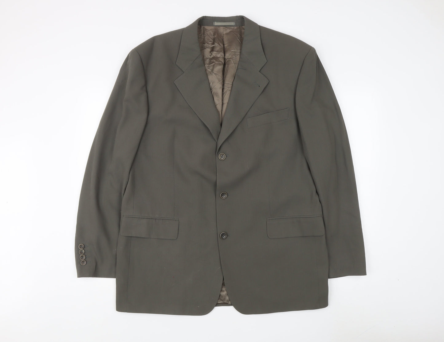Mens UK Size 54 HUGO BOSS Regular Grey Suit Jacket