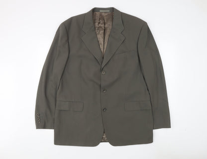 Mens UK Size 54 HUGO BOSS Regular Grey Suit Jacket