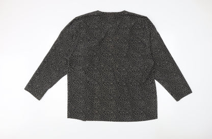 Alexon Women's Black Polka Dot Jacket L