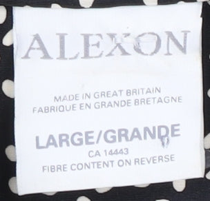 Alexon Women's Black Polka Dot Jacket L