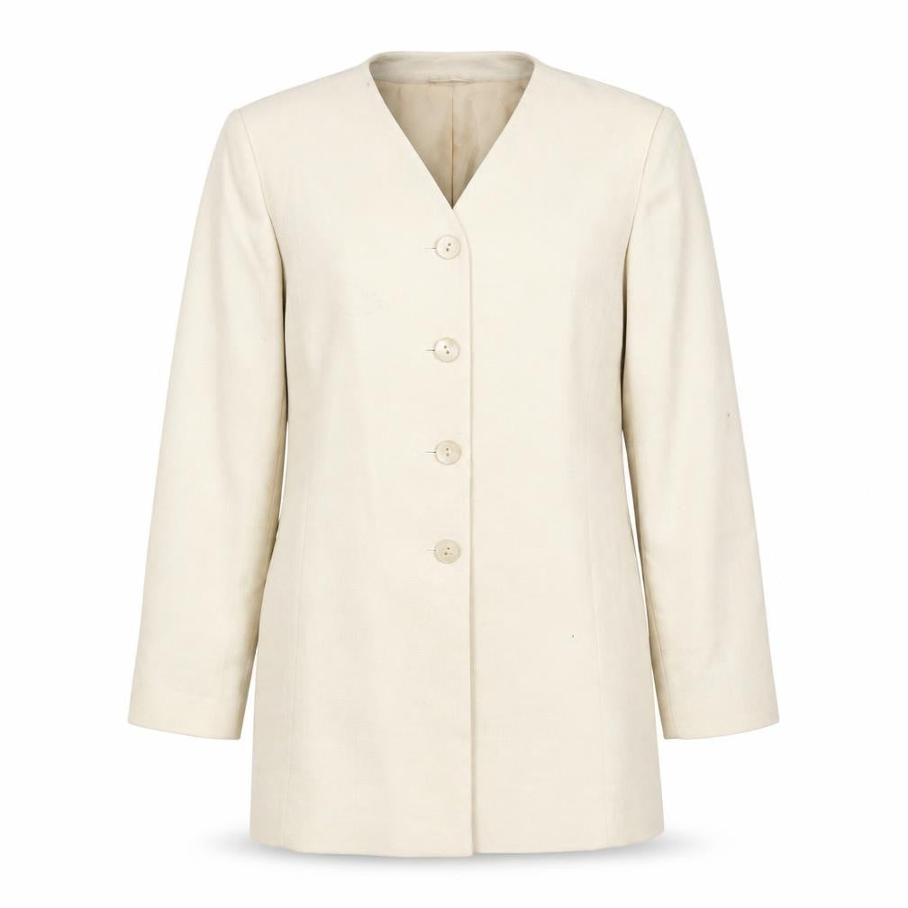 Womens UK Size 12 Viyella Petite Beige Suit Jacket