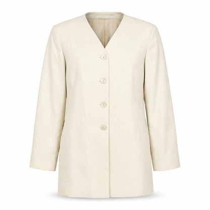 Womens UK Size 12 Viyella Petite Beige Suit Jacket