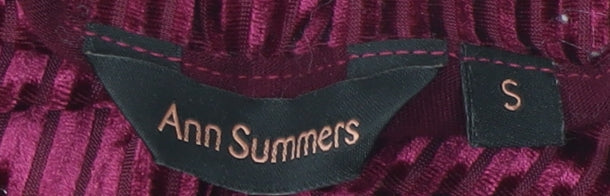 Ann Summers Women's Purple Velvet Camisole - S