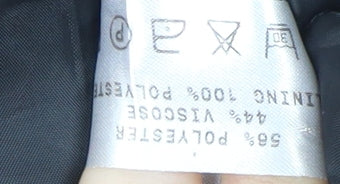 Klass Collection Women's Black Pinstripe Suit Jacket 18