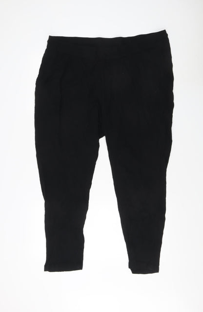 Womens UK Size 20 Marks and Spencer   Black Trousers