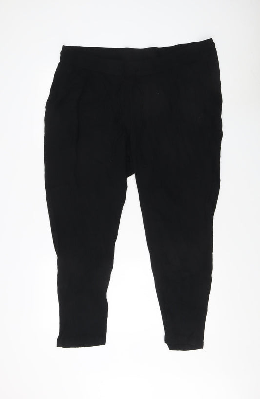 Womens UK Size 20 Marks and Spencer   Black Trousers