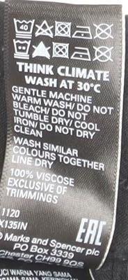 Womens UK Size 20 Marks and Spencer   Black Trousers