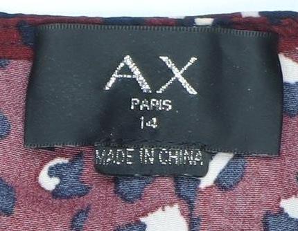 AX Paris Women's Multicoloured Midi Dress Size 14