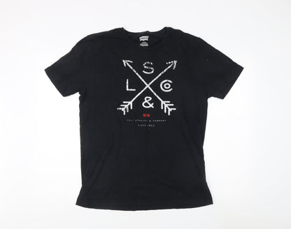 Levi's Men's Black Graphic T-Shirt M
