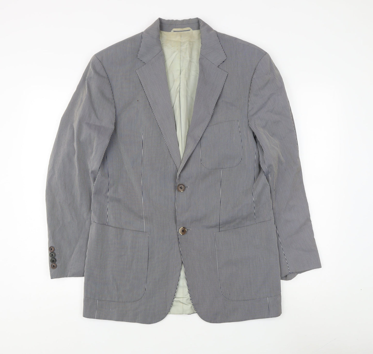 Boss Hugo Boss Men's Black & White Striped Blazer Jacket M
