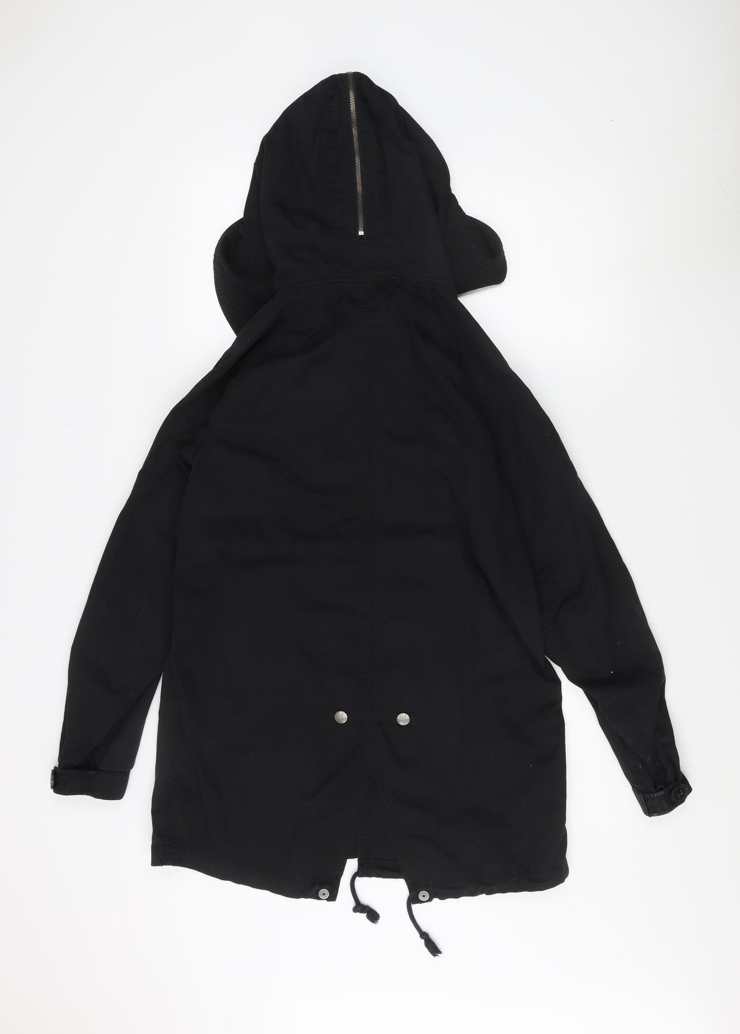 DKNY Women’s Black XS Parka Jacket with Hood