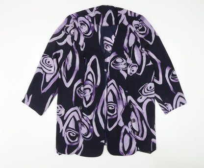 Essence Women's Multicoloured Long Coat Size 20